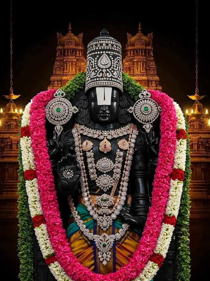 tirupati god images divine light effect